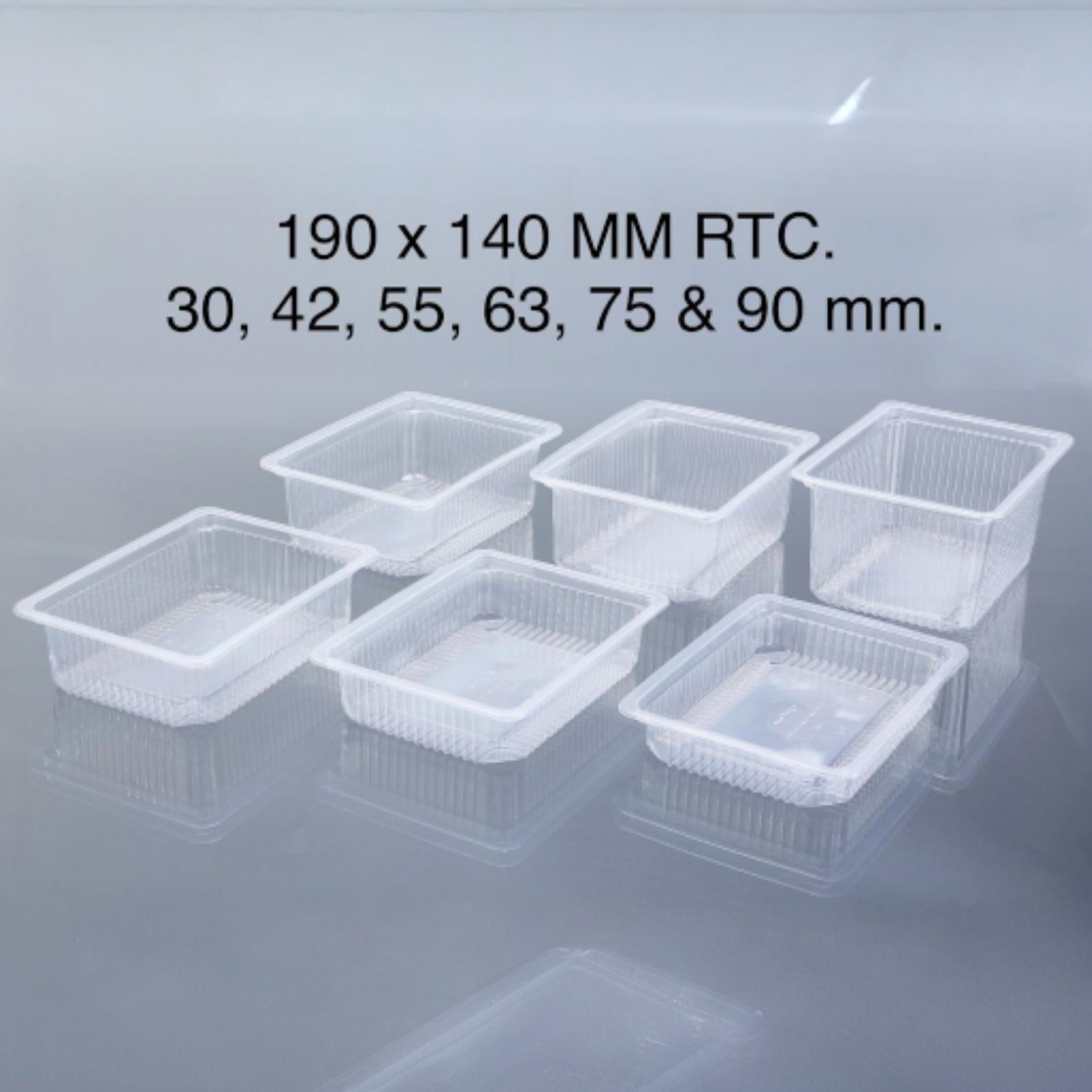 PP Rectangle containers