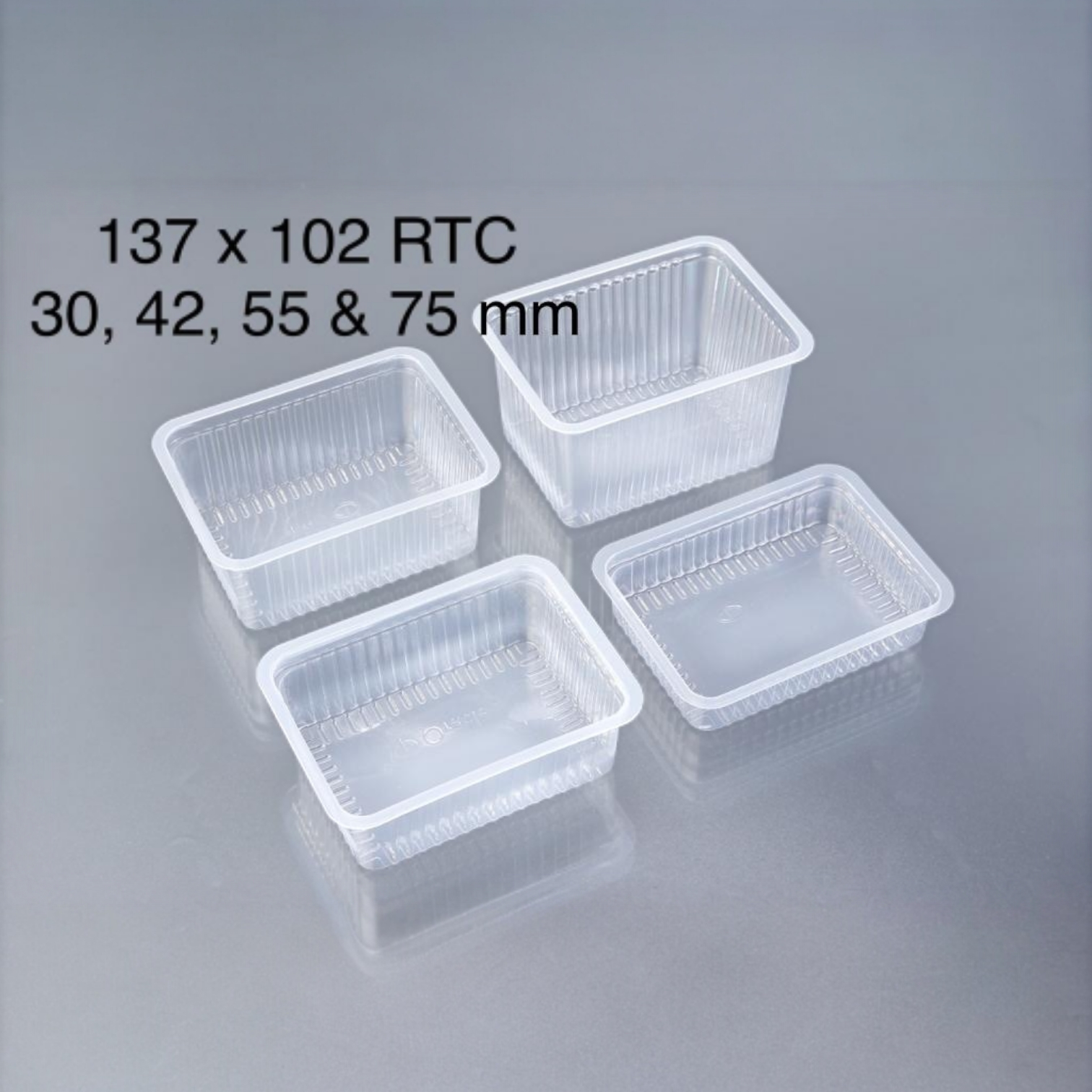 PP Rectangle containers